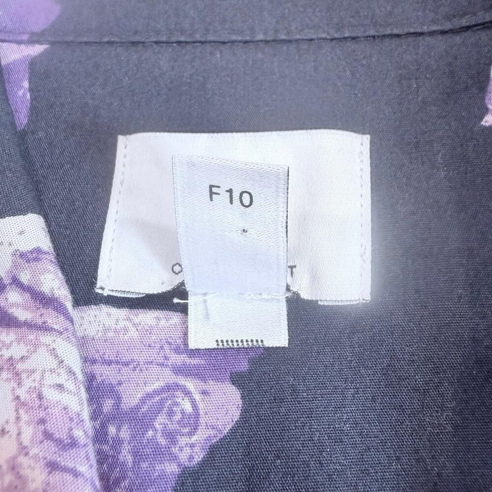 H&M Short Sleeve Black Purple Ancient Greek AOP Shirt Sz XXL Oversized Retro Y2K - Picture 11 of 14